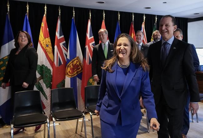 Freeland touts opportunities of U.S. Inflation Reduction Act at ministers' meeting | iNFOnews.ca
