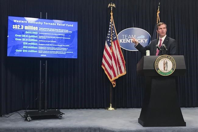 Kentucky governor: Storm relief fund 'open book' for review | iNFOnews.ca Kentucky governor: Storm relief fund 'open book' for review | iNFOnews.ca