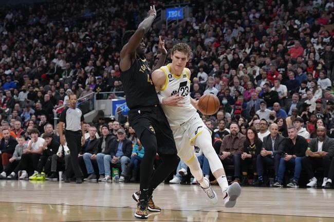 Markkanen, Kessler help undermanned Jazz rally past Raptors 122-116 | iNFOnews.ca Markkanen, Kessler help undermanned Jazz rally past Raptors 122-116 | iNFOnews.ca
