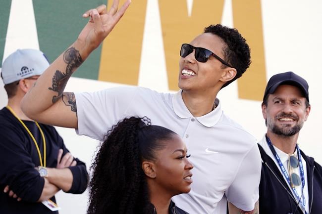 Brittney Griner attends WM Phoenix Open golf tournament | iNFOnews.ca