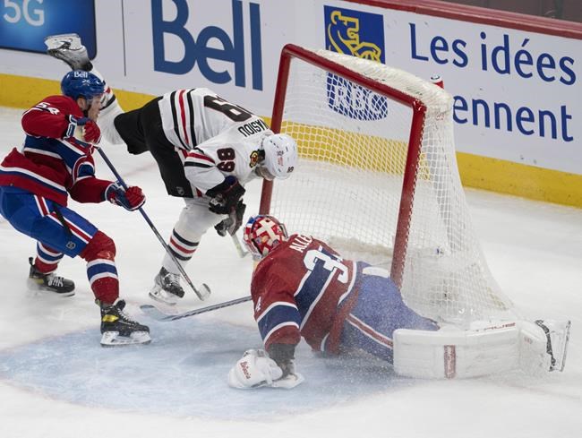 Canadiens crush Blackhawks 4-0 for third straight win | iNFOnews.ca