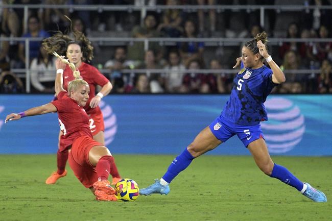 Canadian women shows effects of off-field labour distractions in 2-0 loss to U.S. | iNFOnews.ca Canadian women shows effects of off-field labour distractions in 2-0 loss to U.S. | iNFOnews.ca