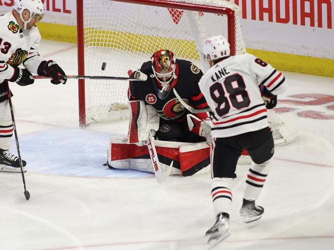 Athanasiou, Kane lead Blackhawks to 4-3 OT win over Senators | iNFOnews.ca