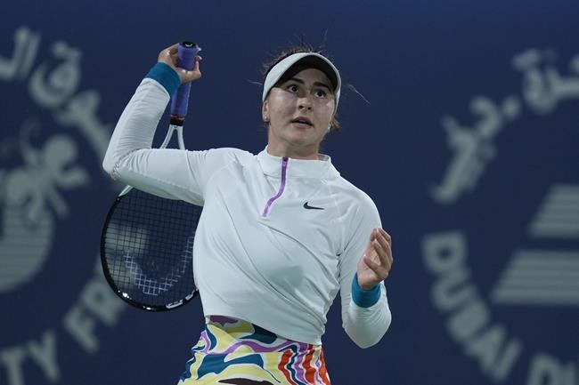 Canada's Bianca Andreescu drops opening-round match in straight sets at Dubai Open | iNFOnews.ca CP1994618748