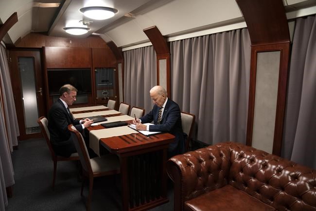 Biden declares 'Kyiv stands' in surprise visit to Ukraine | iNFOnews.ca