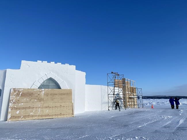 'Better than Santa': Snow castle almost ready to host annual Yellowknife festival | iNFOnews.ca