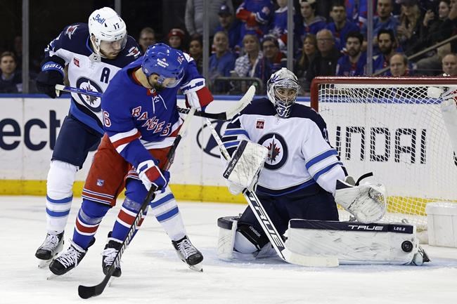 Scheifele, Hellebuyck lead Jets to 4-1 win over Rangers | iNFOnews.ca