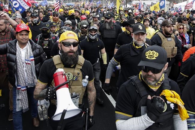 Ex-member: Proud Boys were 'tip of the spear' after election | iNFOnews.ca