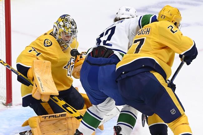 Matt Duchene scores in shootout, Predators beat Canucks 5-4 | iNFOnews.ca