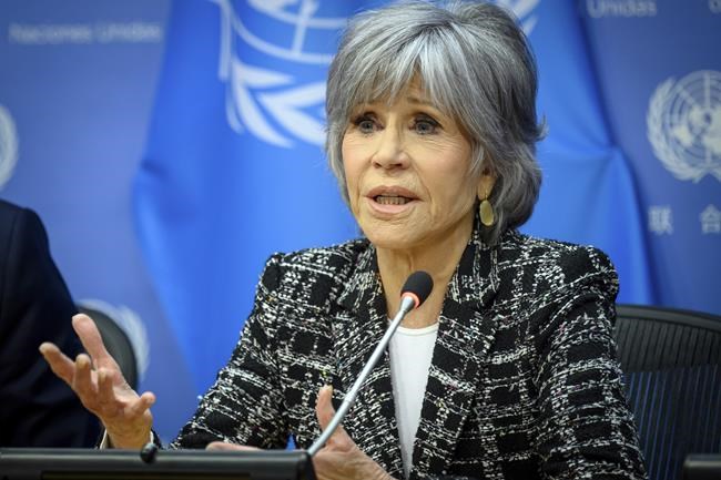 Jane Fonda campaigns to save 'our brethren in the ocean' | iNFOnews.ca