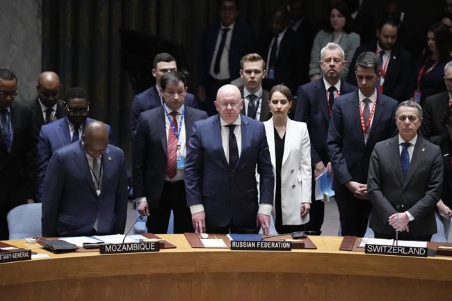 Russia, Ukraine face off at UN with rival tributes to dead | iNFOnews.ca