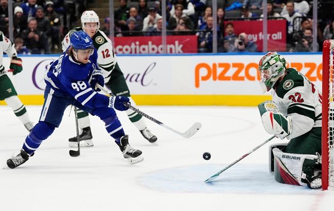 William Nylander scores in overtime, Maple Leafs down Wild 2-1 | iNFOnews.ca
