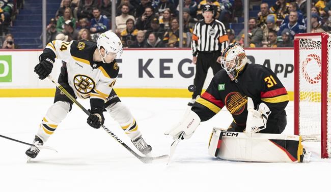 Goalie Ullmark scores as Bruins beat Canucks 3-1 | iNFOnews.ca Goalie Ullmark scores as Bruins beat Canucks 3-1 | iNFOnews.ca