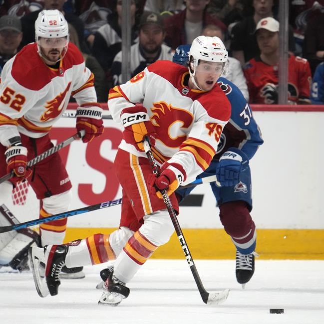 MacKinnon, Georgiev help Avalanche beat Flames 4-1 | iNFOnews.ca MacKinnon, Georgiev help Avalanche beat Flames 4-1 | iNFOnews.ca