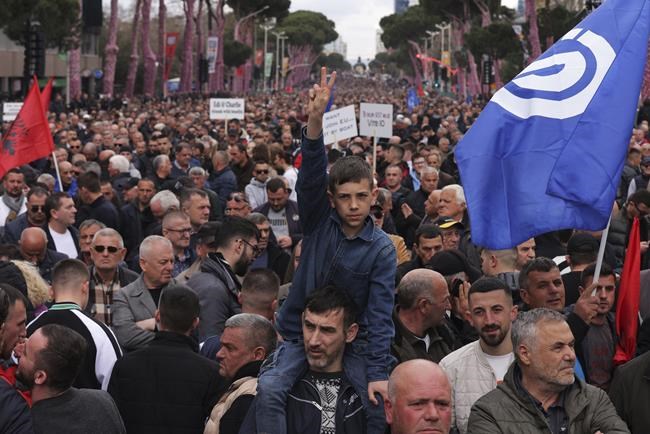 Albanian opposition holds new rally to seek PM's resignation | iNFOnews.ca
