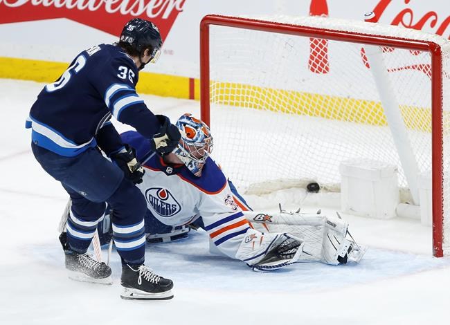 Morrissey helps Jets soar past Oilers 7-5 | iNFOnews.ca Morrissey helps Jets soar past Oilers 7-5 | iNFOnews.ca