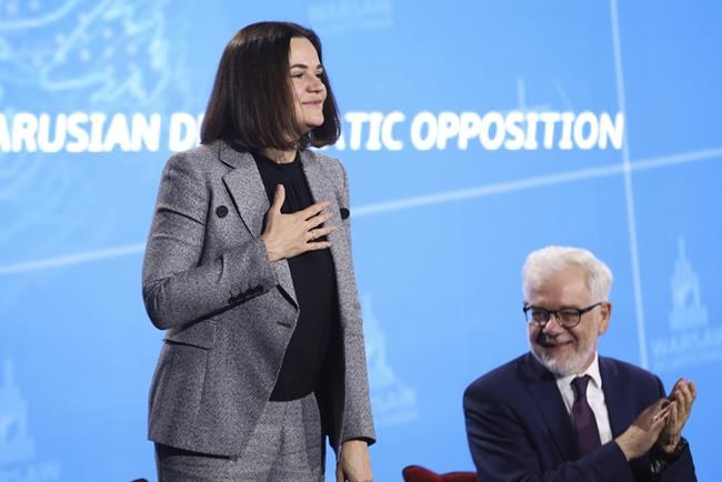 Belarus sentences exiled opposition leader to 15 years | iNFOnews.ca Belarus sentences exiled opposition leader to 15 years | iNFOnews.ca