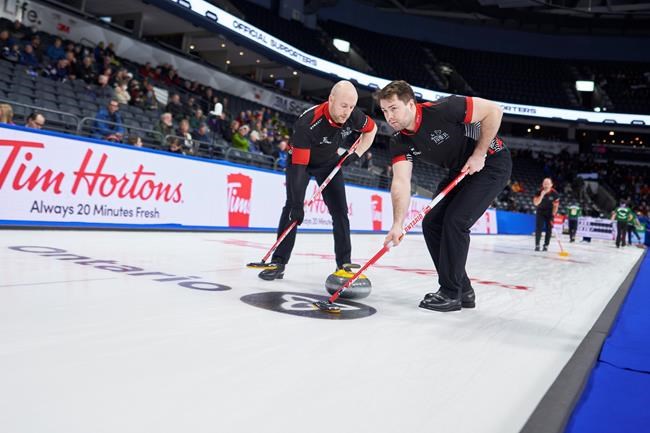 Playing with Hart: Lead Joe Hart and father Richard wearing Ontario colours at Brier | iNFOnews.ca