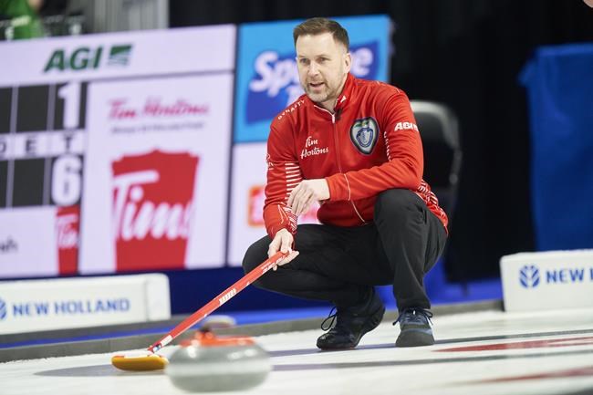 Canada skip Gushue dealing with nagging lower-body discomfort at Tim Hortons Brier | iNFOnews.ca