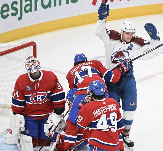 Lehkonen scores twice as Colorado Avalanche rout Montreal Canadiens 8-4 | iNFOnews.ca Lehkonen scores twice as Colorado Avalanche rout Montreal Canadiens 8-4 | iNFOnews.ca