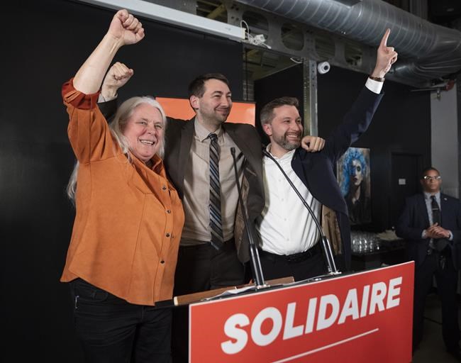 Québec solidaire victorious in byelection, capturing Montreal Liberal stronghold | iNFOnews.ca