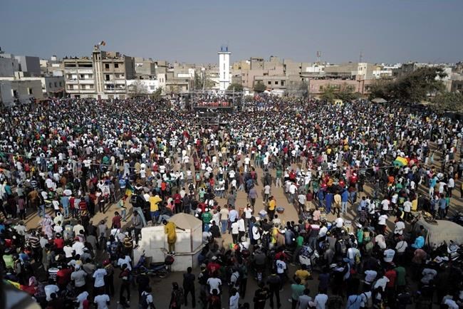 Protesters back Senegal's opposition leader ahead of trial | iNFOnews.ca Protesters back Senegal's opposition leader ahead of trial | iNFOnews.ca