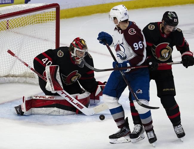 Visiting Avalanche score a weird one to beat the Senators 5-4 | iNFOnews.ca