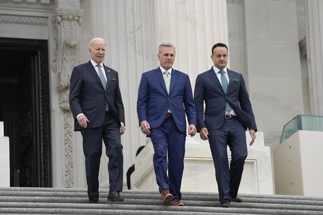 Biden cheers for Irish bonds, unity on St. Patrick's Day | iNFOnews.ca
