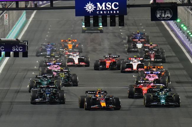 Perez holds off Verstappen's charge to win Saudi Arabian GP | iNFOnews.ca Perez holds off Verstappen's charge to win Saudi Arabian GP | iNFOnews.ca