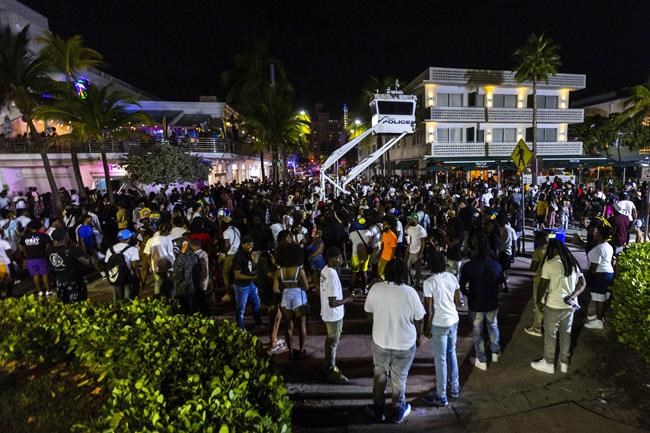 Miami Beach sets spring break curfew after 2 fatal shootings | iNFOnews.ca