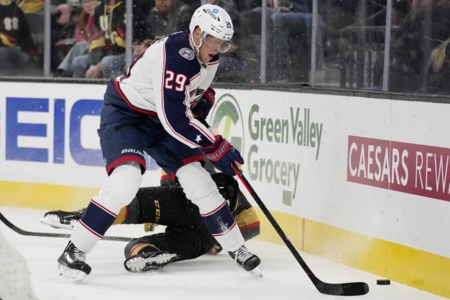 Blue Jackets' Patrik Laine out 2-4 weeks with triceps injury | iNFOnews.ca