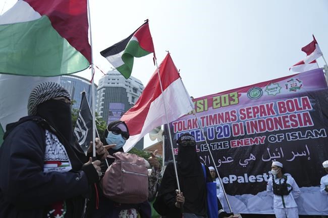 Dozens in Indonesia protest Israel's presence at U-20 Cup | iNFOnews.ca Dozens in Indonesia protest Israel's presence at U-20 Cup | iNFOnews.ca