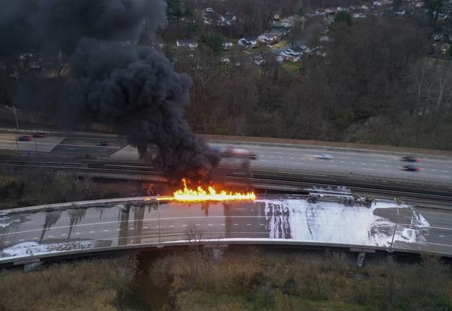 Fiery Maryland tanker crash injures driver, closes lanes | iNFOnews.ca Fiery Maryland tanker crash injures driver, closes lanes | iNFOnews.ca