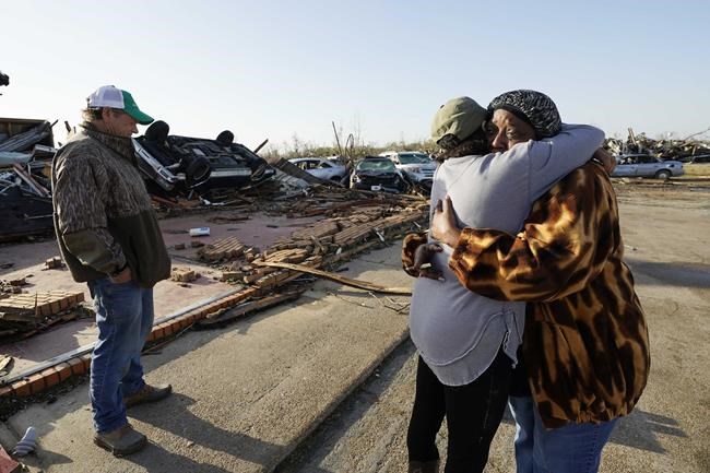 'There's nothing left': Deep South tornadoes kill 26 | iNFOnews.ca