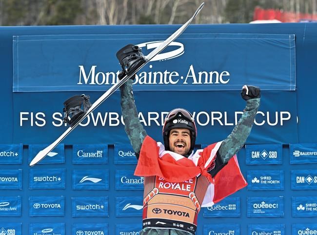 Canada's Eliot Grondin strikes World Cup gold in snowboard cross | iNFOnews.ca