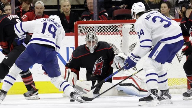 Aho's late goal lifts Hurricanes past Maple Leafs 5-3 | iNFOnews.ca Aho's late goal lifts Hurricanes past Maple Leafs 5-3 | iNFOnews.ca