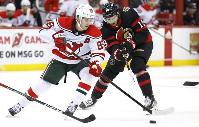 Devils defeat Senators 5-3, clinch playoff berth | iNFOnews.ca