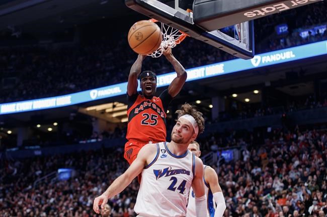 Anunoby, VanVleet power Raptors to 114-104 win over Wizards | iNFOnews.ca