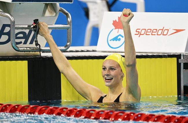 World record continues McIntosh's rapid rise into swimming stardom | iNFOnews.ca