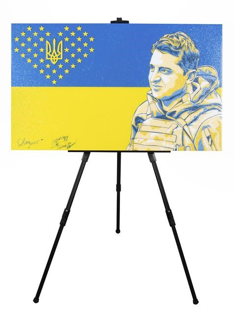 Boston auction of signed Zelenskyy painting to help Ukraine | iNFOnews.ca Boston auction of signed Zelenskyy painting to help Ukraine | iNFOnews.ca