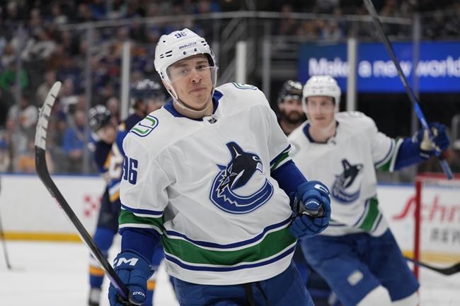 Vancouver Canucks winger Andrei Kuzmenko skips warm-up over Pride jersey | iNFOnews.ca