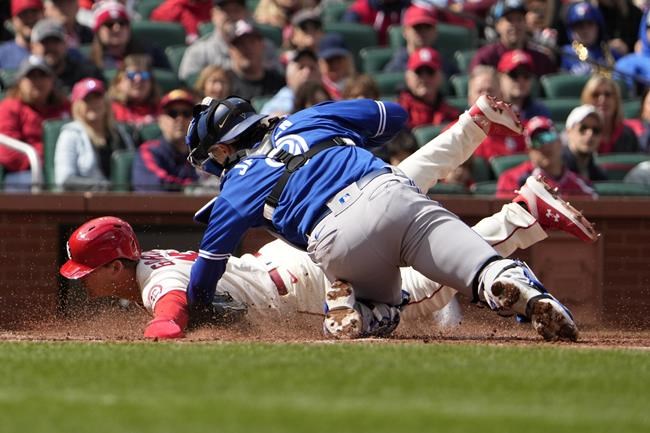 Flaherty pitches 5 hitless innings, Cardinals beat Jays 4-1 | iNFOnews.ca