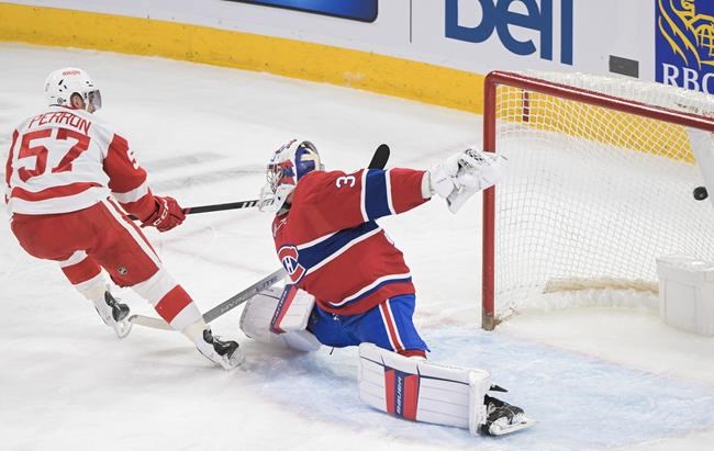 Red Wings finish road trip by crushing Canadiens 5-0 | iNFOnews.ca