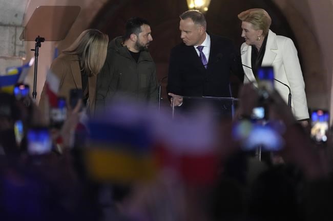 Zelenskyy boosts ties with Poland, warns of peril in Bakhmut | iNFOnews.ca