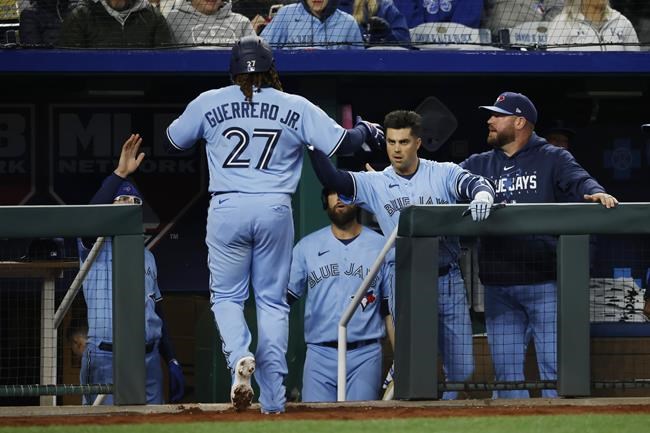 Manoah, Blue Jays blank Royals 3-0, Guerrero hits first HR | iNFOnews.ca
