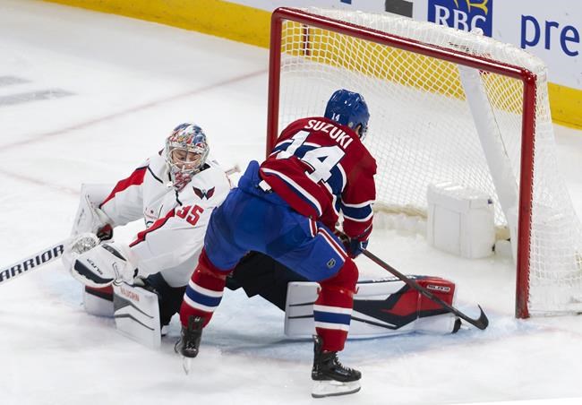Joel Armia's hat trick helps Canadiens down short-handed Capitals 6-2 | iNFOnews.ca