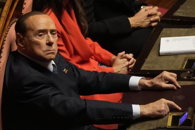 Berlusconi says he believes he'll recover 'once again' | iNFOnews.ca