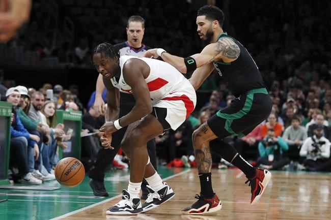 Hauser scores career-high 26, Celtics beat Raptors 121-102 | iNFOnews.ca Hauser scores career-high 26, Celtics beat Raptors 121-102 | iNFOnews.ca