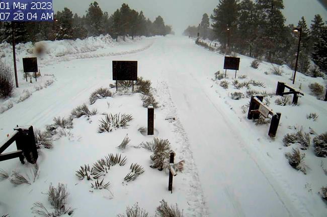 Grand Canyon delays opening of North Rim due to snowfall | iNFOnews.ca