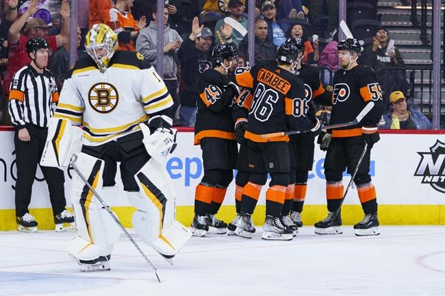 Bruins break NHL single-season wins record by beating Flyers | iNFOnews.ca Bruins break NHL single-season wins record by beating Flyers | iNFOnews.ca